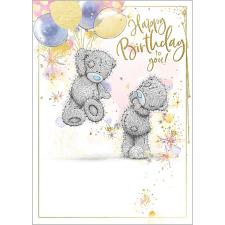 Birthday Balloons Me to You Bear Birthday Card Image Preview